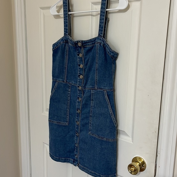 Denim Jean Dress Button Down‎ Garage - Picture 3 of 6